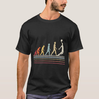 T-shirt Amusant Basketball Évolution De Man Sport Retro Vi