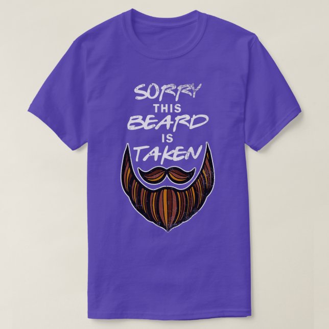 T-shirt Amusant Beard Partenaire Humour mari de jeu de mot (Design devant)