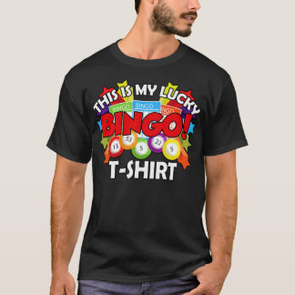 T-shirt Amusant Bingo Player Bingo Lover C'Est Mon Lucky B