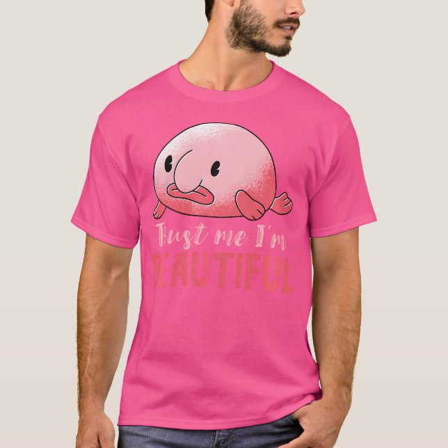 T-shirt Amusant Blobfish Faites-moi confiance Grumpy Face  (Devant)