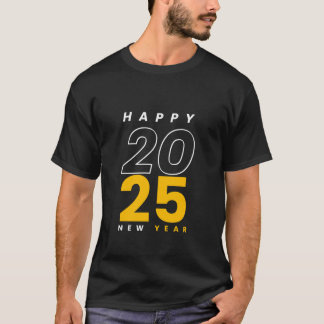 T-shirt Amusant Bonne Année 2025 Réveillon du Nouvel An Pa