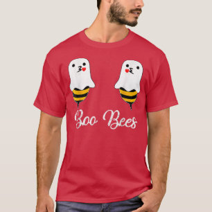 T-shirt Amusant Boo Bees Couples Costume Halloween pour le