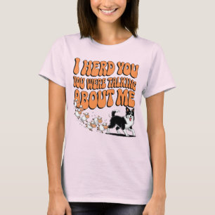 T-shirt Amusant Bordure Collie Herding Sheep Conception de