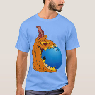 T-shirt Amusant Bowling Halloween T