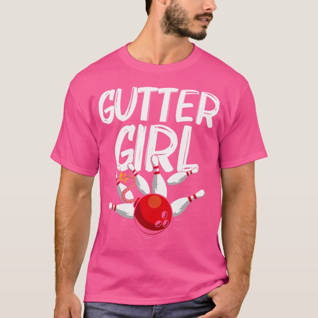 T-shirt Amusant Bowling Pour Filles Bowler Bowler Lover (Devant)