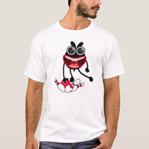 T-shirt amusant Bunny Bowling