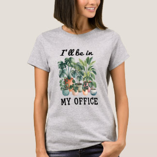T-shirt Amusant bureau jardin d'art des mots