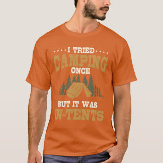 T-shirt Amusant Camping Pun Amour Camp Humour ami