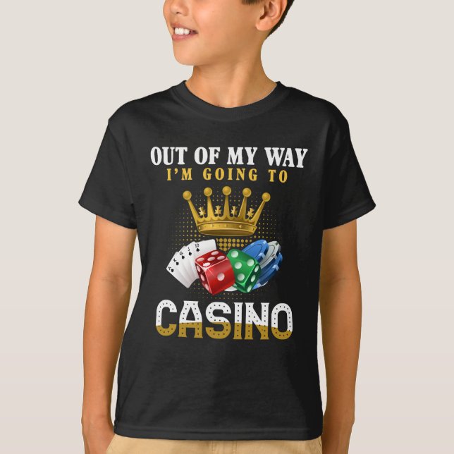 T-shirt Amusant Casino Poker Jackpot Lover (Devant)