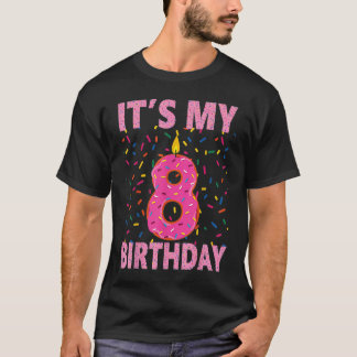 T-shirt Amusant C'Est Mes 8 Donuts Anniversaires Fête Anni
