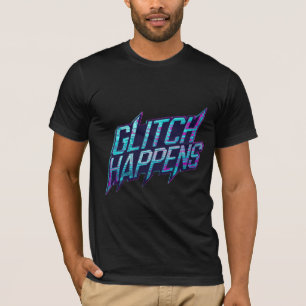 T-shirt Amusant Chatbot mèmes Futurtistic Ai Glitch se pas