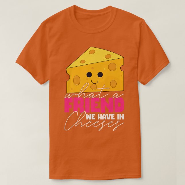 T-shirt Amusant Cheese Pun Meilleur Ami Bff Couple Costume (Design devant)