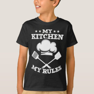 T-shirt Amusant Chef Kitchen Rules Cuisine Humour