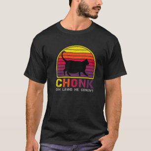 T-shirt Amusant Chonk Scale Chat Mèmes de mème de chat