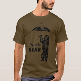 T-shirt Amusant Conception Camping - Ours Lésé Ours Grizzl
