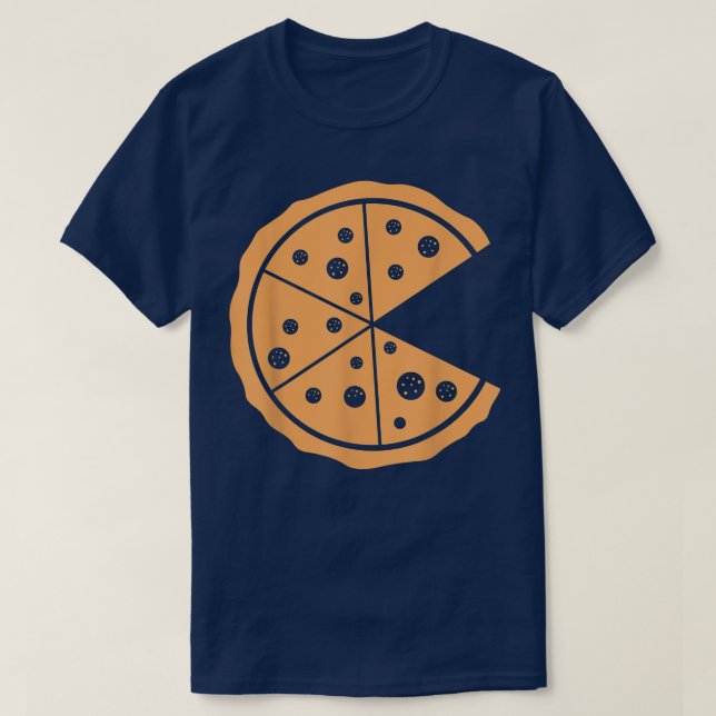 T-shirt Amusant couple correspondant Valentine's Day Pizza (Design devant)