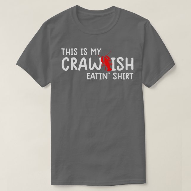 T-shirt Amusant CrawfishCajun Lover Cadeau Qui Dit Ton Cra (Design devant)