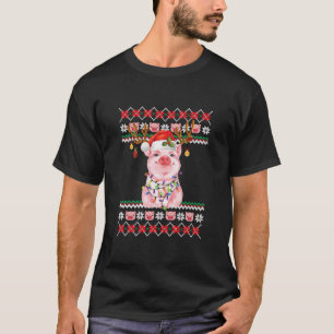 T-shirt Amusant de cochon de Pigmas moche doux pull de No