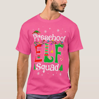 T-shirt Amusant de l'école maternelle Esquad Elf Enseignan
