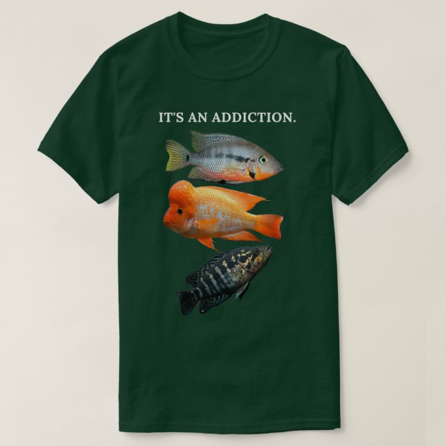 T-shirt Amusant design de cichlid pour les passionnés de C (Design devant)