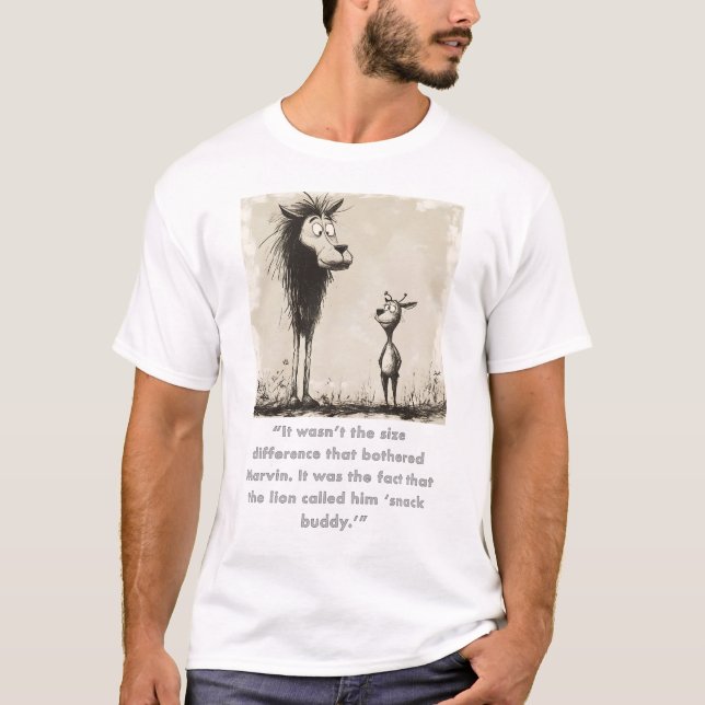 T-shirt Amusant dessin animal #6 (Devant)