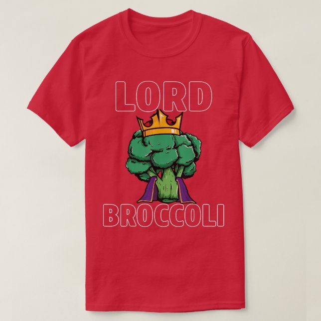 T-shirt Amusant du jardinier Broccoli (Design devant)