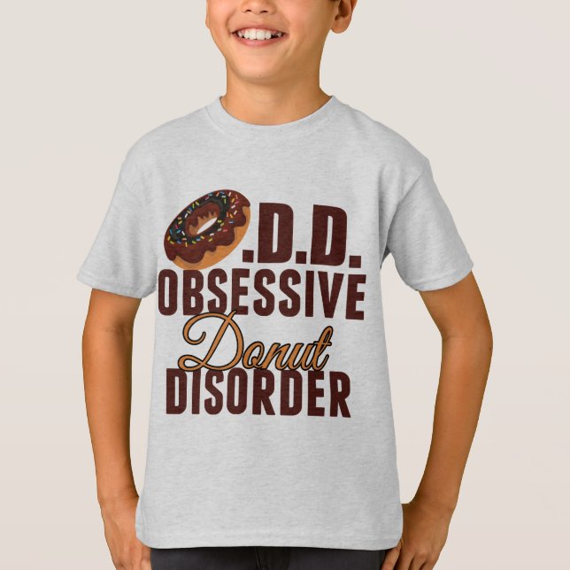 T-shirt Amusant Enfants Donut (Devant)