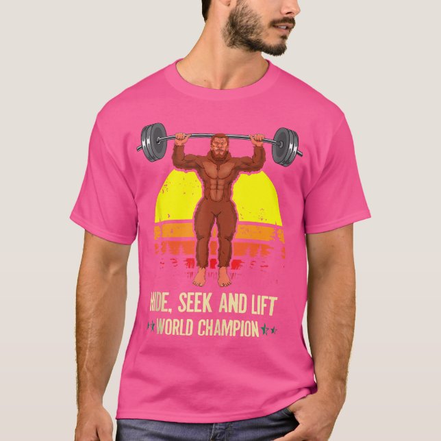 T-shirt Amusant Entraînement Poids Lifter Lifter Poids Big (Devant)