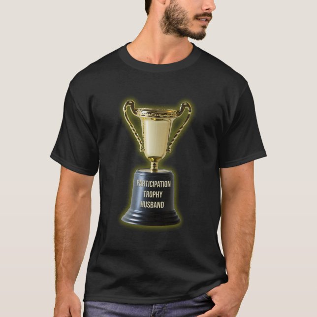 T-shirt Amusant époux du trophée de participation (Devant)