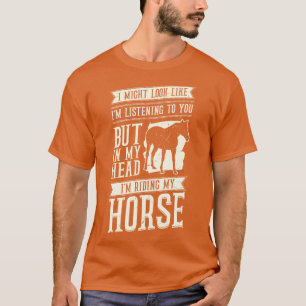 T-shirt Amusant équitation équitation cadeau équestre