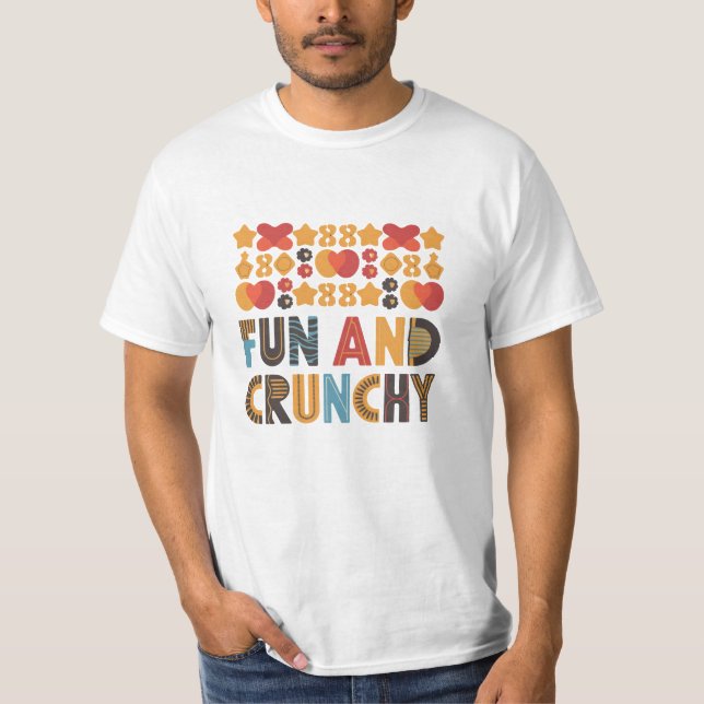 T-shirt Amusant et croustillant (Devant)