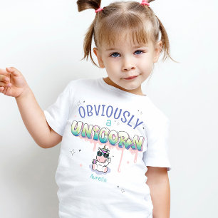 T-shirt Amusant Évidemment Un thème Unicorn Anniversaire F