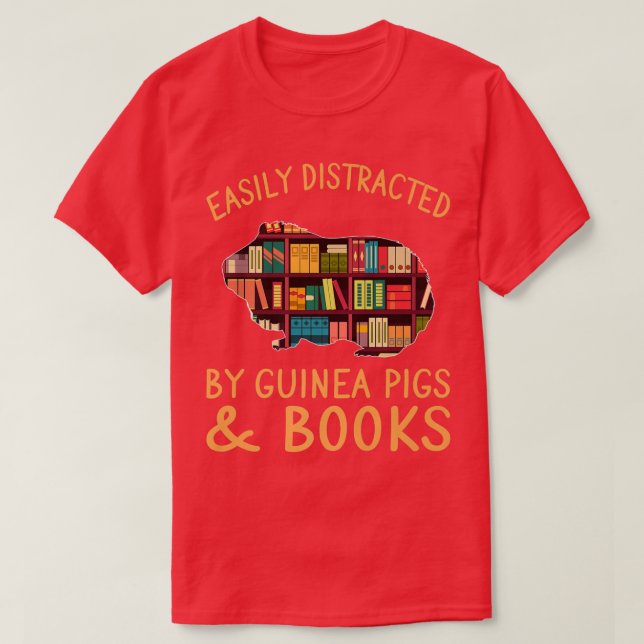 T-shirt Amusant Facilement Distrait Par Les Cochons De Gui (Design devant)