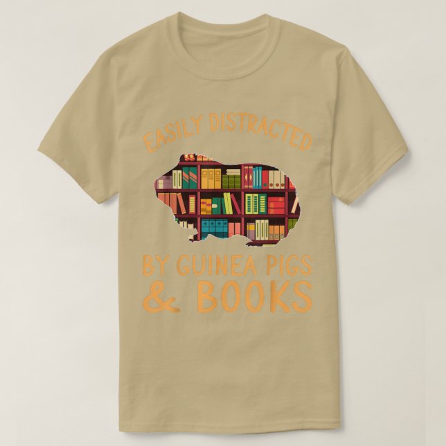 T-shirt Amusant Facilement Distrait Par Les Cochons De Gui (Design devant)