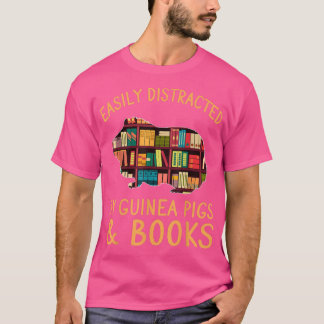 T-shirt Amusant Facilement Distrait Par Les Cochons De Gui