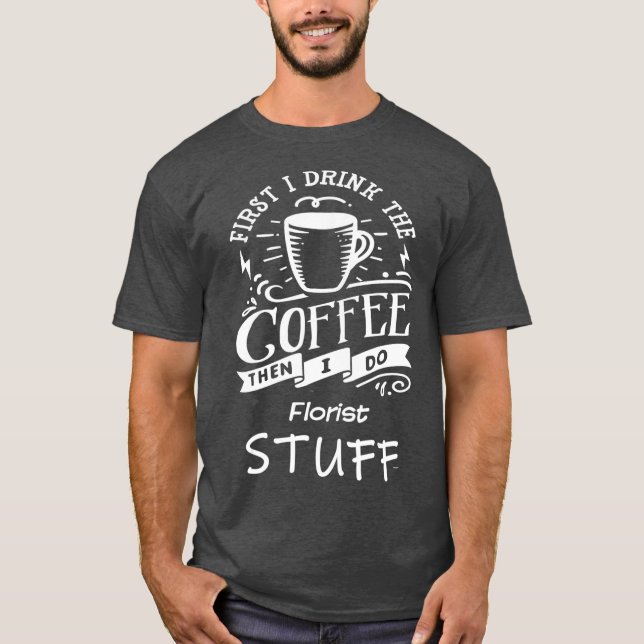 T-shirt Amusant fleuriste (Devant)
