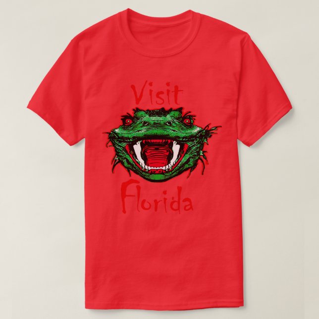 T-shirt Amusant Floride Design Visite Floride Sarcastique (Design devant)