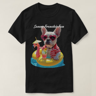 T-shirt Amusant Frenchie Ensoleillé