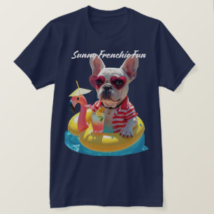 T-shirt Amusant Frenchie Ensoleillé