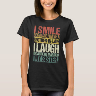 T-shirt Amusant Frère en droit et Frère Hommes Humour de f