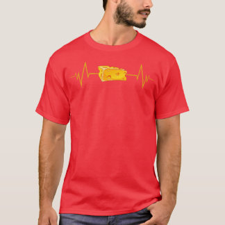 T-shirt Amusant Fromage Heartbeat