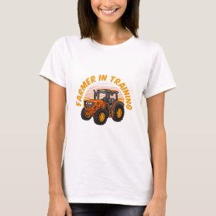 T-shirt Amusant Futur Agriculteur Dans La Formation De Tra