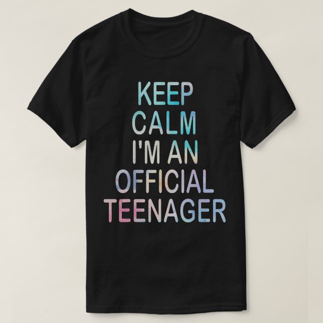 T-shirt Amusant Garder le calme Anniversaire officiel nage (Design devant)