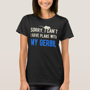 T-shirt Amusant Gerbil