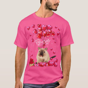 T-shirt Amusant Gerbil Lover Saint Valentin Animaux Coeur