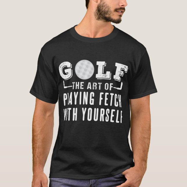 T-shirt Amusant Golf Pun Joke Design Pour Golfers Hommes E (Devant)
