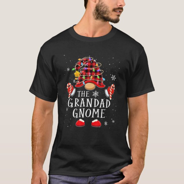 T-shirt Amusant Grand Gnome Matching Famille Noël Paja (Devant)