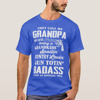 T-shirt Amusant grand-père Badass