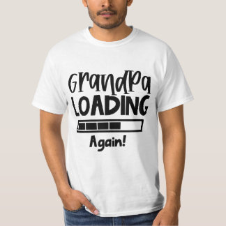T-shirt Amusant grand-père charger à nouveau l'art du mot