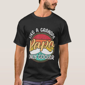 T-shirt Amusant grand-père Pa'Pa art mot